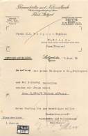 FACTURE - LETTRE : DARMSTADTER UND NATIONALBANK LILIALE STUTTGART - 1926 - Otros & Sin Clasificación
