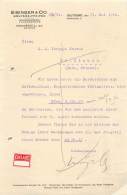 FACTURE - LETTRE : STUTTGART - EISINGER & CO. - BRUYERE PFEIFEN - 1926 - Autres & Non Classés