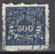 Poland 1919 - Postage Due - Mi.21 - Used - Impuestos
