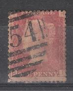 GB, Victoria,  Yvert N° 26 , 1 Penny Rouge,  Obl Planche / Plate 181   Obl ,B/TB, - Used Stamps