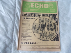 ECHO LTD Professional Circus And Variety Journal Independent International N° 321 November 1968 - Entertainment