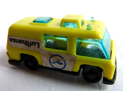 TRES RARE KINDER MONTABLE CAMION BUS AEROPORT LUFTHANSA 1a Giodi 1983 - Metal Figurines