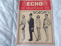 ECHO LTD Professional Circus And Variety Journal Independent International N° 309 November 1967 - Entertainment