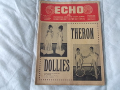 ECHO LTD Professional Circus And Variety Journal Independent International N° 308 October 1967 - Divertissement