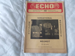 ECHO LTD Professional Circus And Variety Journal Independent International N° 299 January 1967 - Divertissement
