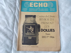 ECHO LTD Professional Circus And Variety Journal Independent International N° 297 November 1966 - Amusement