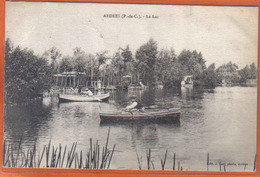 Carte Postale 62. Ardres Canotage Sur Le Lac  Trés Beau Plan - Ardres