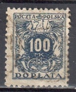 Poland 1921 - Postage Due - Mi.44 - Used - Strafport