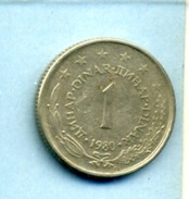 1980 1 DINAR - Joegoslavië