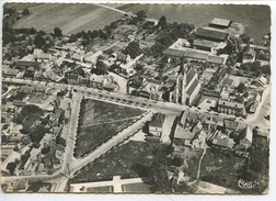 Ribecourt (Oise) Vue Aérienne La Place Et L'église (n°3540 Combier) - Ribecourt Dreslincourt