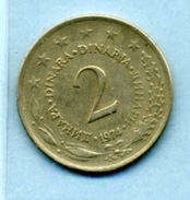 1974 2 DINAR - Joegoslavië