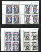 VATICANO VATIKAN VATICAN 1983 COMPLETE YEAR BLOCK OF 4 ANNATA COMPLETA IN QUARTINA MNH - Volledige Jaargang