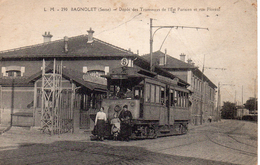 93...SEINE SAINT DENIS...BAGNOLET....DEPOT DES TRAMWAYS DE L EST - Bagnolet