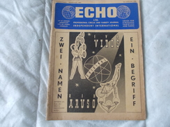 ECHO LTD Professional Circus And Variety Journal Independent International N° 235 September 1961 - Entretenimiento