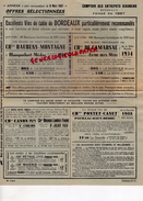 33 - BORDEAUX- CHATEAU BAUBENS MONTAGNE- DE CAMARSAC- BLANQUEFORT MEDOC- PAUILLAC-SAINT EMILION-MARGAUX-BARSAC-1934 - 1900 – 1949