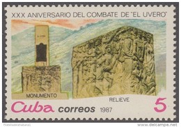 1987.35 CUBA 1987 MNH. Ed.3265. XXX ANIV DEL COMBATE DE EL UVERO. - Neufs