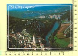 CPM, SAINT-CIRQ-LAPOPIE: Vue Générale Aérienne - Saint-Cirq-Lapopie