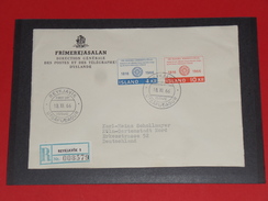 Island Iceland  FDC Einschreiben Registered Envelope 1966 Reykjavik - Lettres & Documents