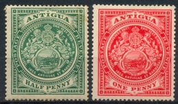 Antigua 1908. YT 29-30. - 1858-1960 Colonia Británica