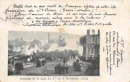 SAINT PIERRE ET MIQUELON  EGLISE DE SAINT PIERRE  INCENDIE DE LA NUIT DU 1° AU 2 NOVEMBRE 1902 - Saint-Pierre-et-Miquelon