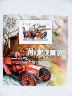 SALE! IMPERFORATED Mnh M/s Burundi 2012 Fire Transport Firefighters - Unused Stamps