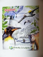 SALE! IMPERFORATED Mnh M/s Burundi 2012 Animals Protection De La Nature Seal Bird Penguin Ursus - Unused Stamps