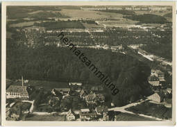 Münsingen - Altes Lager - Flugzeugaufnahme - Foto-Ansichtskarte - Münsingen