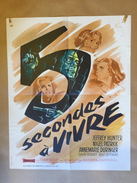 Affiche Originale Cinéma Film 5 CINQ SECONDES A VIVRE " COUNT FIVE AND DIE "de VICTOR VICAS JEFFREY HUNTER NIGEL PATRICK - Affiches & Posters