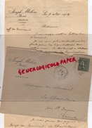 86 - LOUDUN - ENVELOPPE + LETTRE MANUSCRITE SIGNEE JOSEPH MELIN - AVOUE TRIBUNAL-1919 - 1900 – 1949