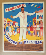 Affiche Originale Cinéma Film HONORE DE MARSEILLE De MAURICE REGAMEY Avec FERNANDEL FRANCIS BLANCHE ANDREX MARYSE PATRIS - Affiches & Posters