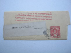 1905, ZANSIBAR, Wrapper Send To German East Africa - Zanzibar (...-1963)