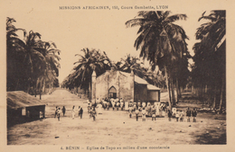 CPA - Topo - Eglise De Topo Au Milieu D'une Cocoteraie - Benín