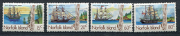 Norfolk **n° 356 à 359 - Baleiniers Du 19e Siècle (II) - - Andere-Oceanië