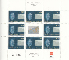 Greenland MNH 2008 Minisheet Of 8 Plus Label Scott #511a 5.75k Man, Envelope - EUROPA - Ungebraucht