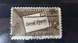 RARE 10C CORREOS CUBA ESPECIAL USED STAMP TIMBRE - Gebruikt