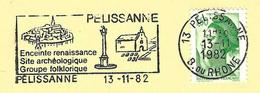 France (1982) - Pélissanne (13) - Préhistoire / Prehistory. Site Archéologique. Eglise, Enceinte Renaissance, Remparts. - Prehistoria