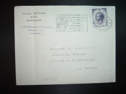 LETTRE TP RAINIER III 0,30 OBL.MEC.20-12-1968 MONTE CARLO + PROTECTION DU GIBIER + AUGUSTE SETTIMO Notaire - Cartas & Documentos