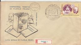 POLAR EXPLORERS, EMIL RACOVITA, SHIP, REGISTERED SPECIAL COVER, 1986, ROMANIA - Polar Explorers & Famous People