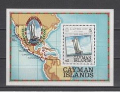 (S0834) CAYMAN ISLANDS, 1984 (250th Anniversary Of First Edition Of Lloyd's List). Souvenir Sheet. Mi # 530 (B15). MNH** - Cayman Islands