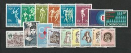 Luxembourg: Année 1968 ** (manque 724/ 725) - Annate Complete