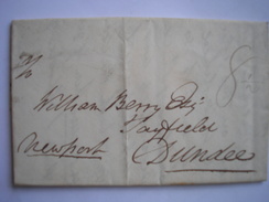 U.K. - LAC De 1826 Avec Taxe Manuscrite Etcachet ABERDOUR - ...-1840 Precursori