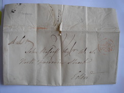 U.K. - LAC Du 23 Sept 1806 Avec Taxe Manuscrite - ...-1840 Voorlopers