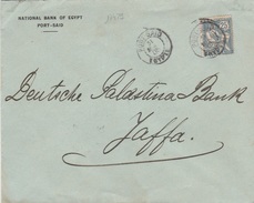 17429# MOUCHON LETTRE Obl PORT SAÏD EGYPTE 1905 Pour JAFFA PALESTINE - Lettres & Documents