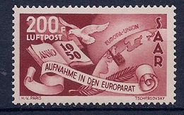 SARRE - PA 13  200F CONSEIL DE L'EUROPE NEUF** MNH COTE 230 EUR - Luftpost