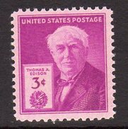 USA 1947 Thomas Edison, MNH (SG 942) - Ungebraucht