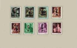 Hungary 1946. Text Overprint - II. - Complete Set MNH (**) Michel: 862-869 / 1.50 EUR - Neufs