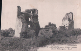 NOMENY Le Vieux Château Ruines Historiques - Nomeny