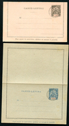 FRENCH CONGO Letter Cards #A1-2  LIBREVILLE GABON Vf 1900 - Lettres & Documents