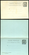 FRENCH CONGO Postal Cards #1-2  LIBREVILLE GABON 1900 - Cartas & Documentos