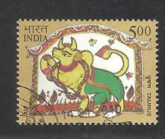 INDIA, 2010, FINE USED, Astrological Signs, (Zodiac), 1 V, Taurus - Oblitérés